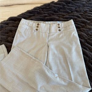 Guess Cream Trousers with Button Detail